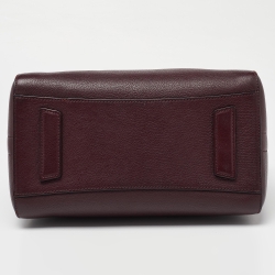 Pre Owned Givenchy Burgundy Leather Small Antigona Satchel