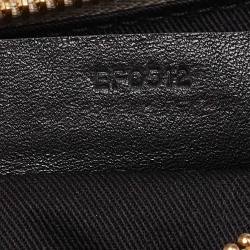 Givenchy Beige Nubuck Croc Embossed Leather Pandora Top Handle Bag