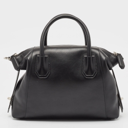 Pre Owned Givenchy Black Leather Small Soft Antigona Satchel