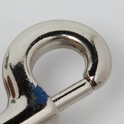 Pre Owned Givenchy Blue Patent Leather Double Zip Hobo