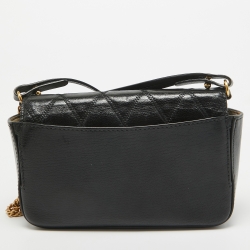 Pre Owned Givenchy Black Quilted Leather Mini Pocket Crossbody Bag