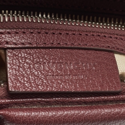 Pre Owned Givenchy Burgundy Leather Small Antigona Satchel
