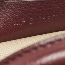 Pre Owned Givenchy Burgundy Leather Small Antigona Satchel