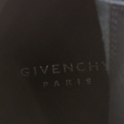 Givenchy Black Leather Screw Heel Peep Toe Booties Size 37