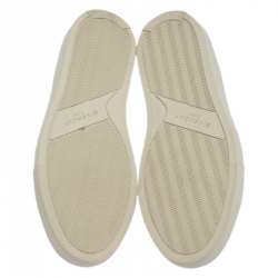 Pre Owned حذاء رياضي جيفنشي منخفض من أعلى Urban Street جلد أبيض مقاس 36