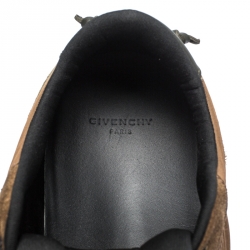 Givenchy Multicolor Leather, Suede, And Mesh Runner Active Low Sneakers Size 43