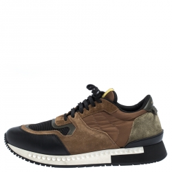 Givenchy Multicolor Leather, Suede, And Mesh Runner Active Low Sneakers Size 43