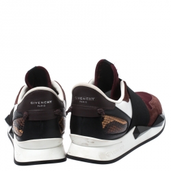 Givenchy Multicolor Neoprene Runner Elastic Slip On Sneakers Size 38