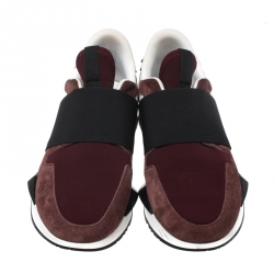 Givenchy Multicolor Neoprene Runner Elastic Slip On Sneakers Size 38