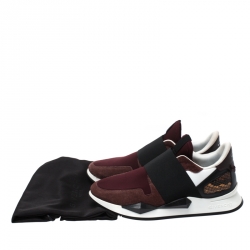 Givenchy Multicolor Neoprene Runner Elastic Slip On Sneakers Size 38