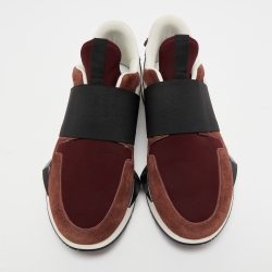 Pre Owned Givenchy Multicolor Suede and Leather Active Sneakers Size 40