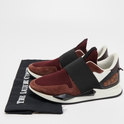 Pre Owned Givenchy Multicolor Suede and Leather Active Sneakers Size 40