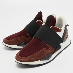 Pre Owned Givenchy Multicolor Suede and Leather Active Sneakers Size 40