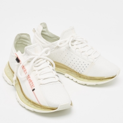 مملوكة مسبقًا Givenchy White Leather Low Top Sneakers Size 39