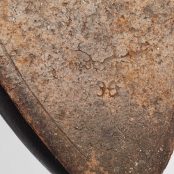 Pre Owned Givenchy Black Leather Shark Lock Wedge Ankle Boots Size 38