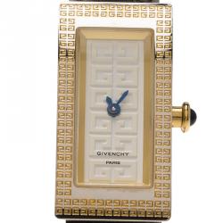 Givenchy White Stainless Steel Apsaras Women's Wristwatch 15MM