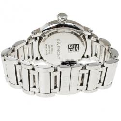 Pre Owned Givenchy White Stainless Steel GV.5202L Women's Wristwatch 36MM