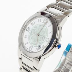 Pre Owned Givenchy White Stainless Steel Millesime  Women's Wristwatch 32MM 