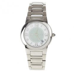 Pre Owned Givenchy White Stainless Steel Millesime  Women's Wristwatch 32MM 