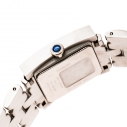 Pre Owned Givenchy Silver White Stainless Steel Apsaras CAL302005 Women's Wristwatch 23 mm