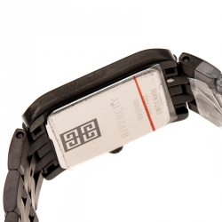 Givenchy Black PVD Coated Stainless Steel GV.5200S Women's Wristwatch 22 mm