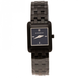 Givenchy Black PVD Coated Stainless Steel GV.5200S Women's Wristwatch 22 mm
