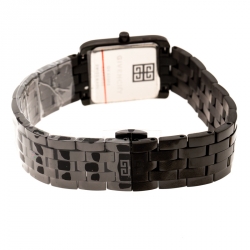 Givenchy Black PVD Coated Stainless Steel GV.5200S Women's Wristwatch 22 mm