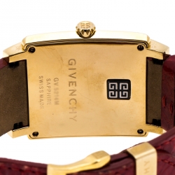 Pre Owned Givenchy Gold Plated Stainless Steel GV.5214M Unisex Wristwatch 38 mm