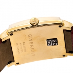 Pre Owned Givenchy Gold Plated Stainless Steel GV.5214M Unisex Wristwatch 38 mm