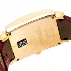 Pre Owned Givenchy Gold Plated Stainless Steel GV.5214M Unisex Wristwatch 38 mm