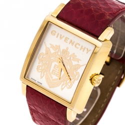 Pre Owned Givenchy Gold Plated Stainless Steel GV.5214M Unisex Wristwatch 38 mm