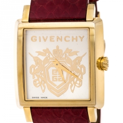 Pre Owned Givenchy Gold Plated Stainless Steel GV.5214M Unisex Wristwatch 38 mm