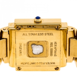 Givenchy Mother of Pearl Gold Plated Stainless Steel Diamonds New Apsaras REG.1558962 Women's Wristwatch 29 mm