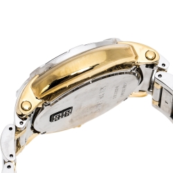 Pre Owned Givenchy White Two-Tone Stainless Steel GV.5202M Men's Wristwatch 44 mm