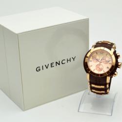 Givenchy Gold Plated Ladies Chronograph Wristwatch 47 MM