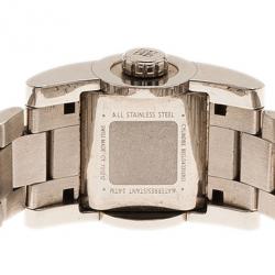 Givenchy Silver Stainless Steel Cylinder Women's Wristwatch 22MM
