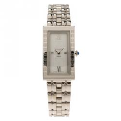 Givenchy White Stainless Steel Apsaras Women's Wristwatch 21MM