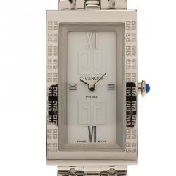 Givenchy White Stainless Steel Apsaras Women's Wristwatch 21MM