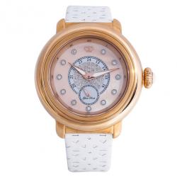 Glam Rock Pink Gold-Plated Steel Bal Harbour GR77007 Women's Wristwatch 40MM