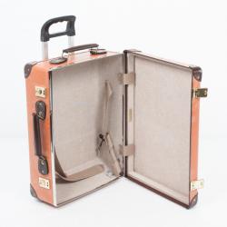 Globe-Trotter Orange 3 Piece Luggage Set
