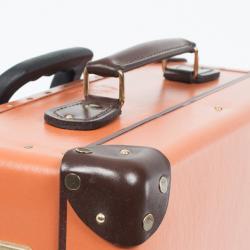 Globe-Trotter Orange 3 Piece Luggage Set