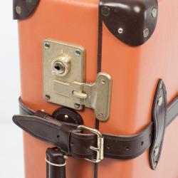 Globe-Trotter Orange 3 Piece Luggage Set