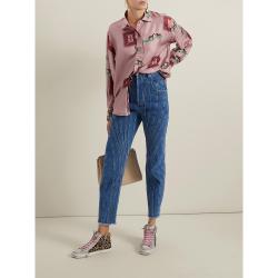 Pre Owned Golden Goose Deluxe Brand Animal Leopard Print High Top Leather Sneakers Size IT 35