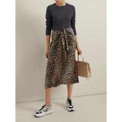 Pre Owned Golden Goose Deluxe Brand Multicoloured Running Sole Python-Print Sneakers Size IT 36