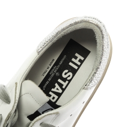 Pre Owned Golden Goose White Leather Clean Superstar Low Top Sneakers Size 40