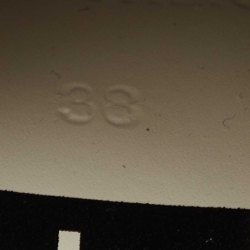 Pre Owned Golden Goose Grey/Silver Glitter and Suede Hi Star Sneakers Size 38