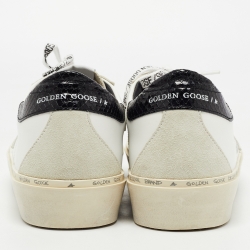 Pre Owned Golden Goose White Leather Hi Star Sneakers Size 39