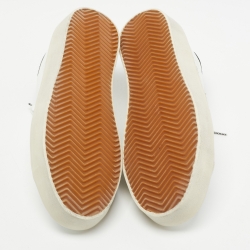 Pre Owned Golden Goose White Leather Hi Star Sneakers Size 39