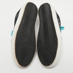 Pre Owned Golden Goose Black Sequin Superstar Sneakers Size 38