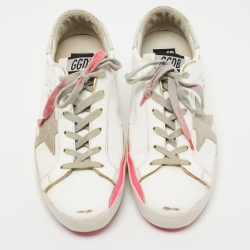 Golden Goose white Leather Skate Superstar Sneakers Size 39